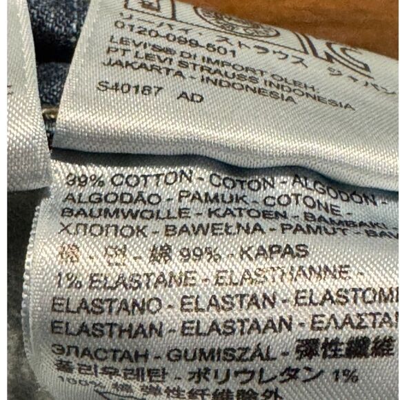 Levi 511 SlimFit Mens Med Wash Size 30x32 - Picture 5 of 9